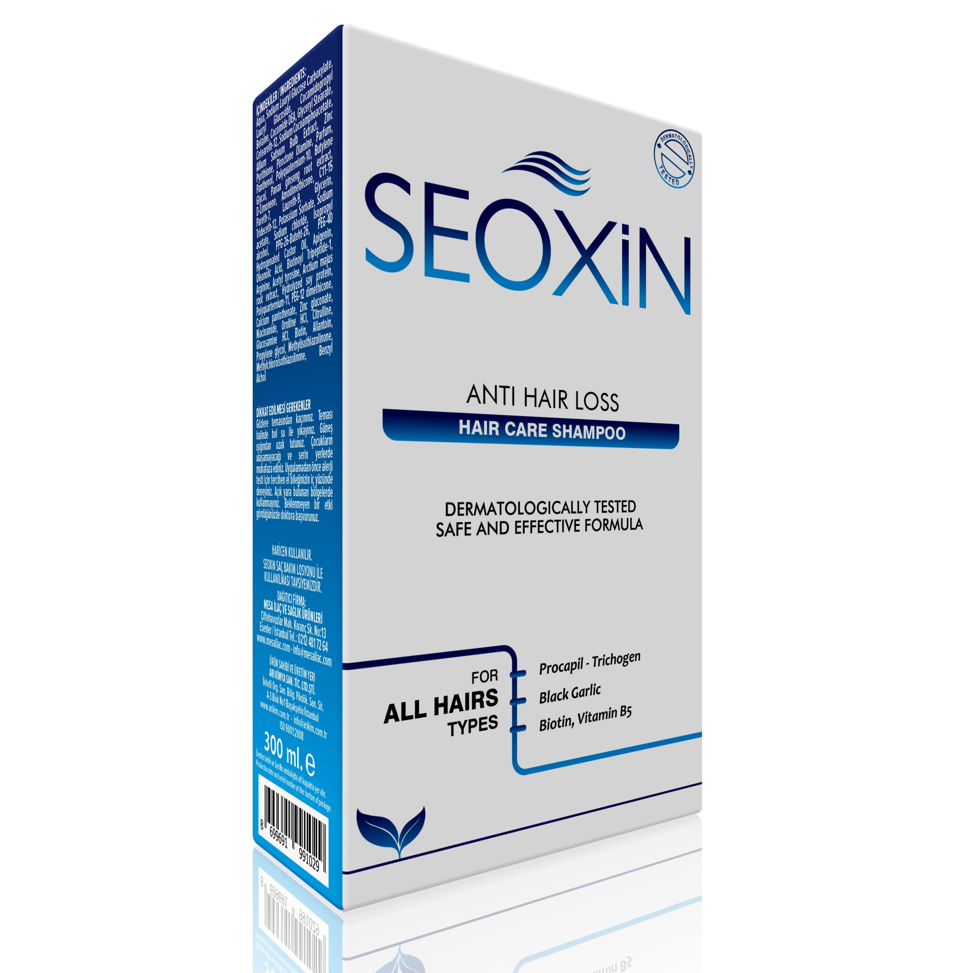 عبوة شامبو SEOXIN المضاد لتساقط الشعر لجميع أنواع الشعر